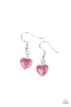 Load image into Gallery viewer, Starlet Shimmer Heart Glitter Earrings