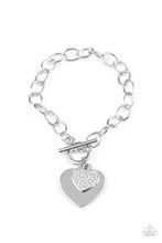 Load image into Gallery viewer, Heartbeat Bedazzle - White
