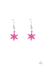 Load image into Gallery viewer, Snowflake Earrings – Paparazzi Starlet Shimmer